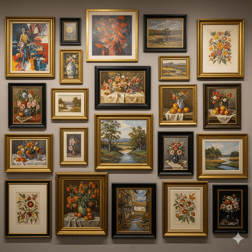 Artworks and decorative paintings